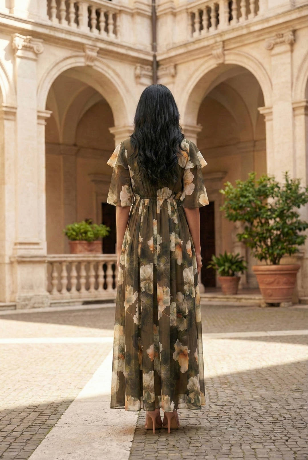 Ophelia Sage Maxi Dress