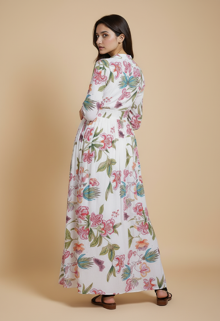 Romantic Flora Maxi Dress