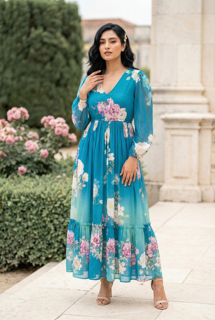 Seaside Serenity Maxi Dress