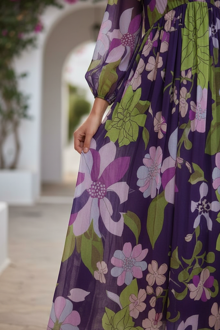 Mystical Flora Maxi Dress
