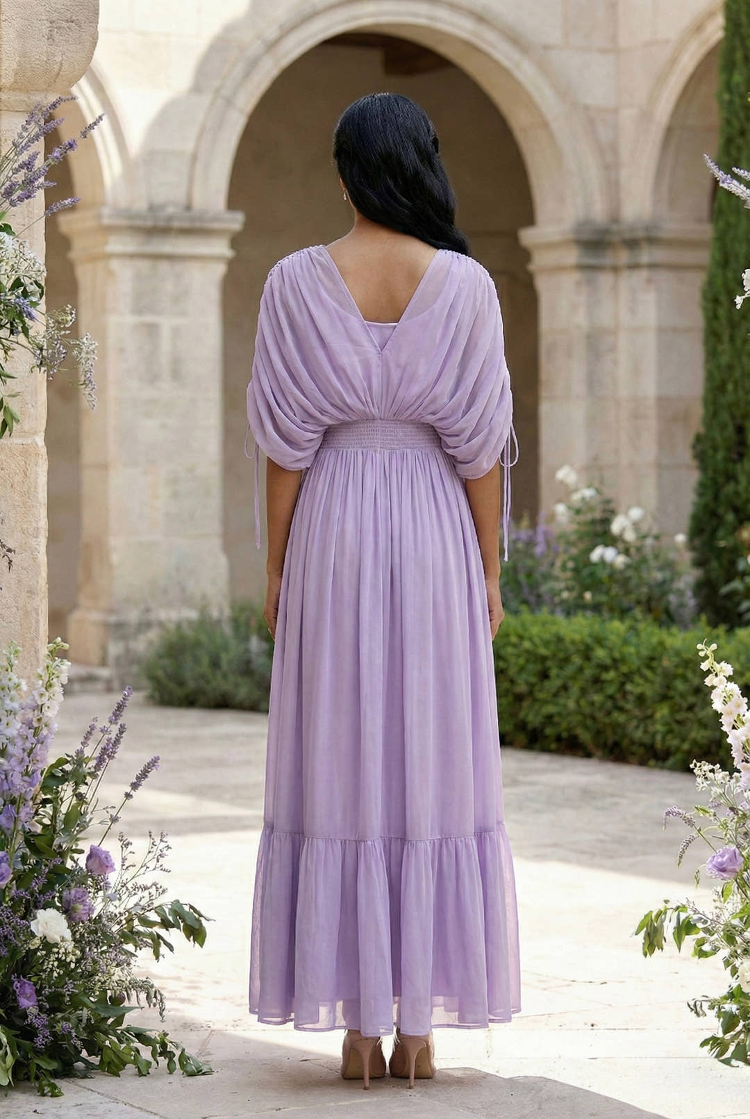 Lavinia Lilac Maxi Dress