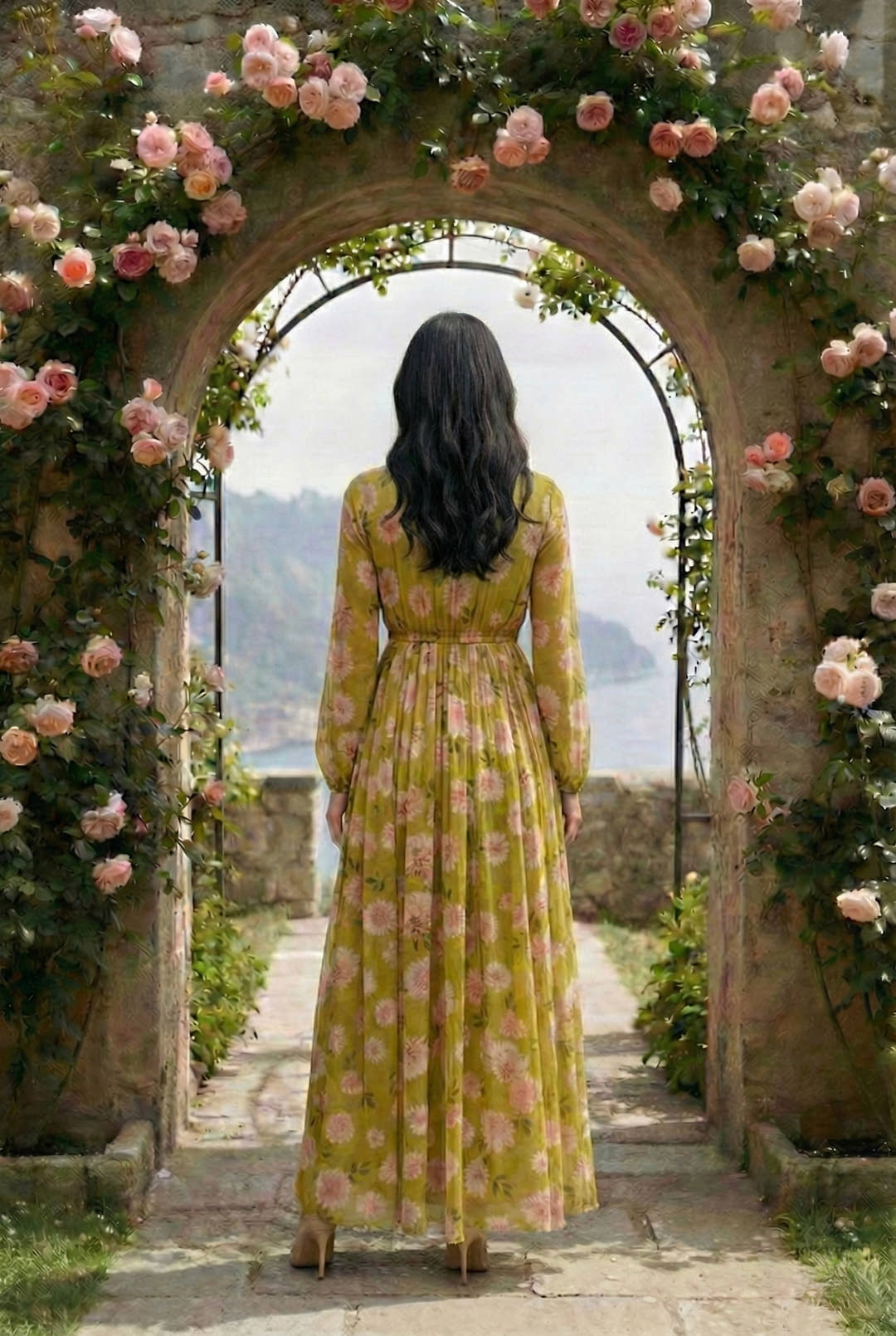 Aurelia Blossom Maxi Dress