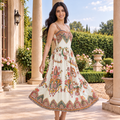 Painted Paisley Maxi Dress