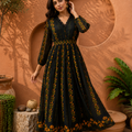 Noir Fleur Maxi Dress