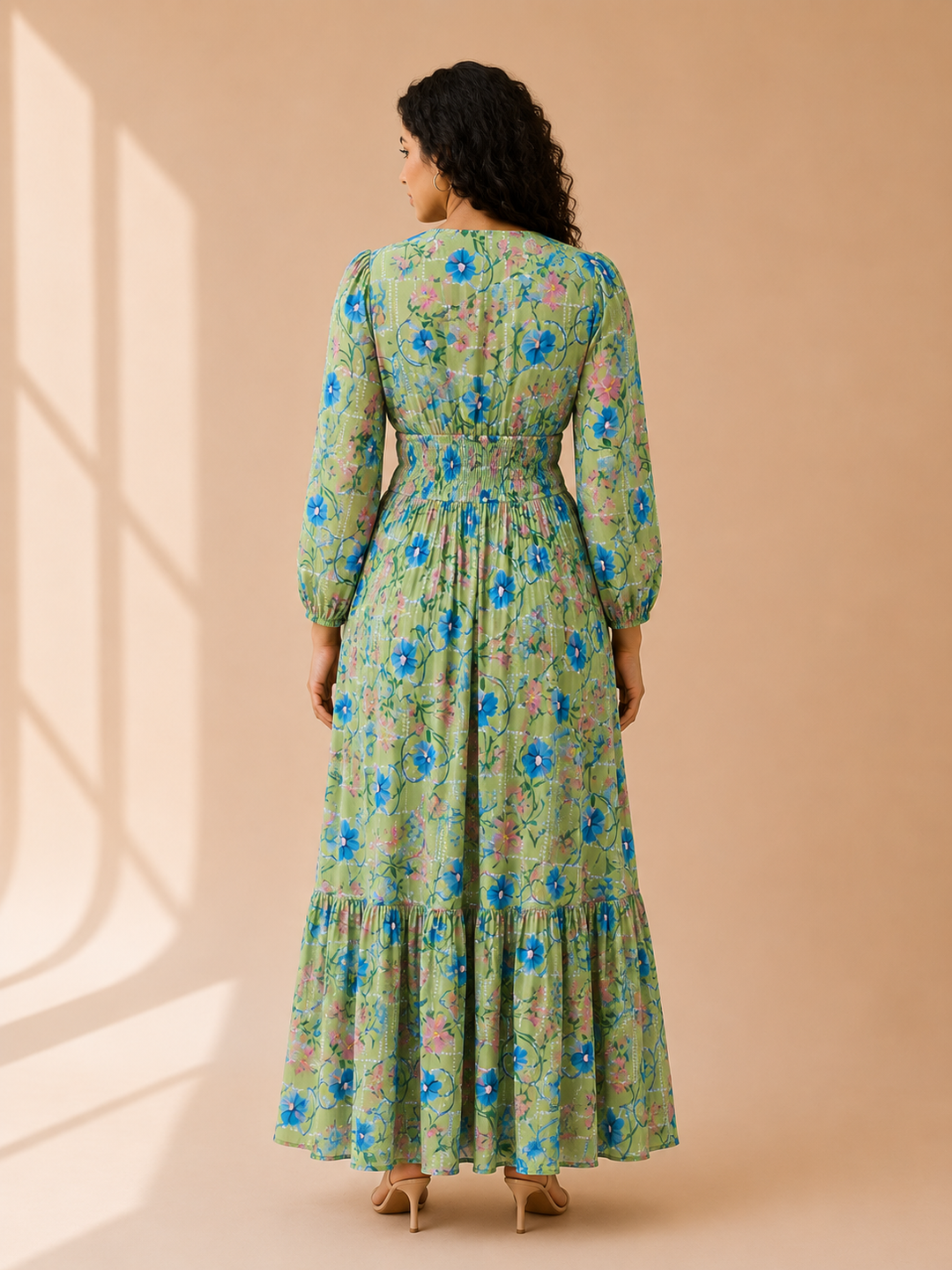 Dream Gleam Floral Maxi Dress