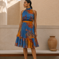 Baroque Bliss Mini Dress