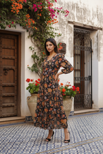 Deep Dream Flow Maxi Dress