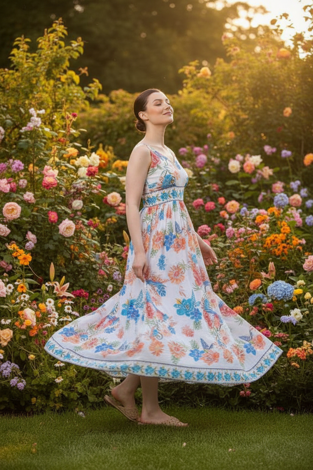 Bluebird Blaze Maxi Dress