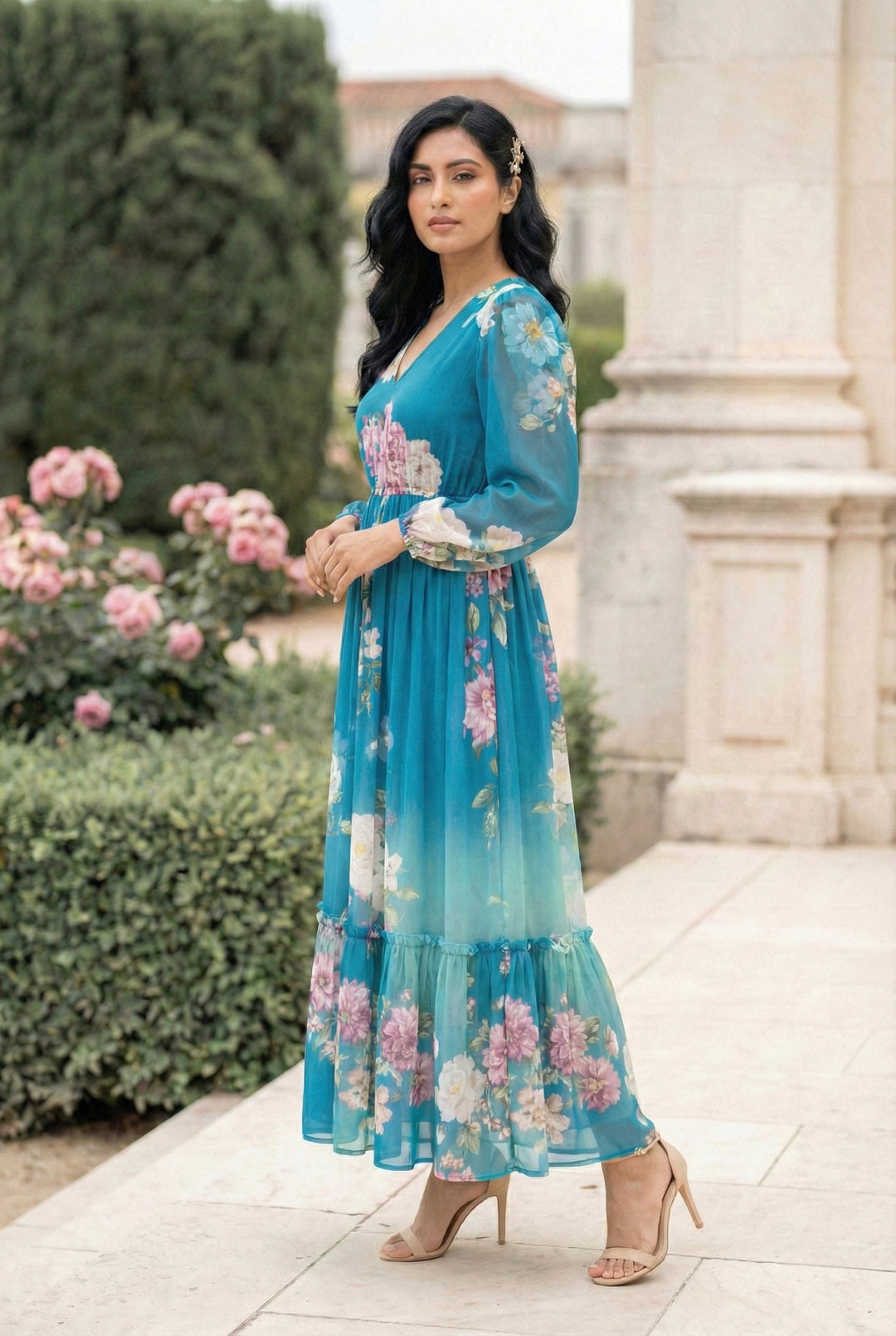 Seaside Serenity Maxi Dress