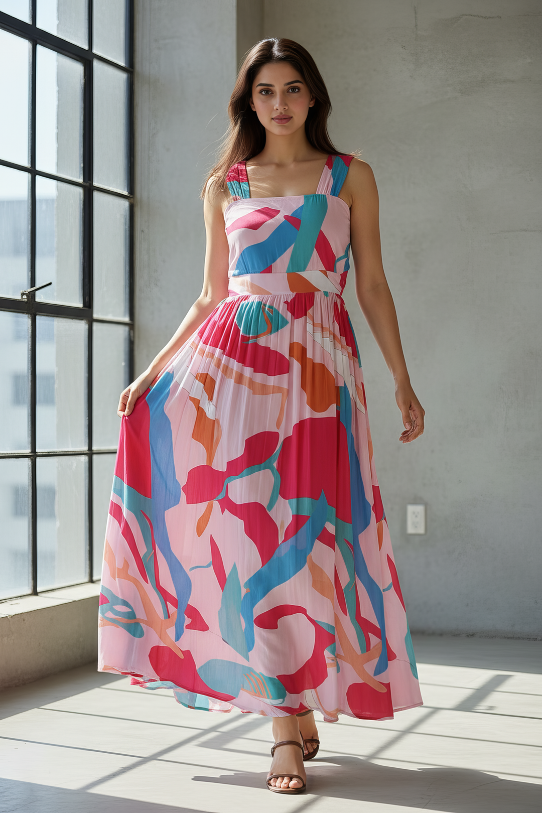 Splashy Flash Maxi Dress