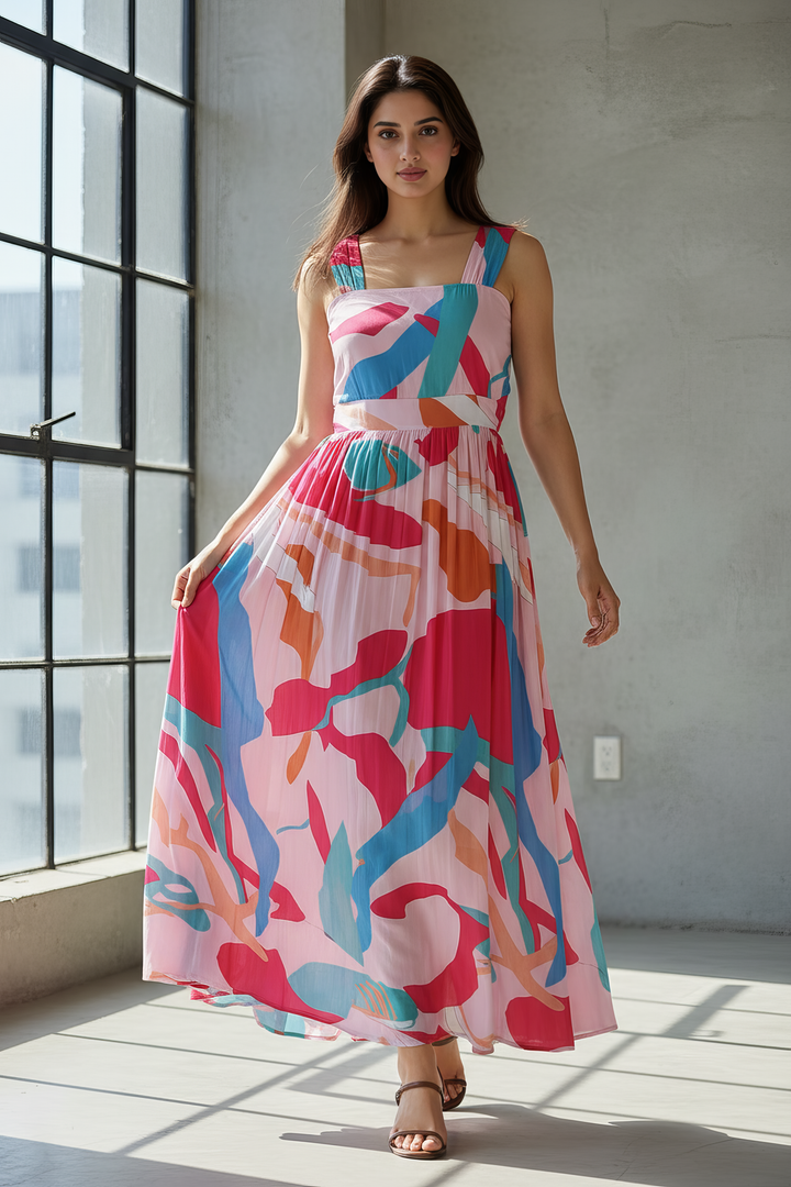 Splashy Flash Maxi Dress