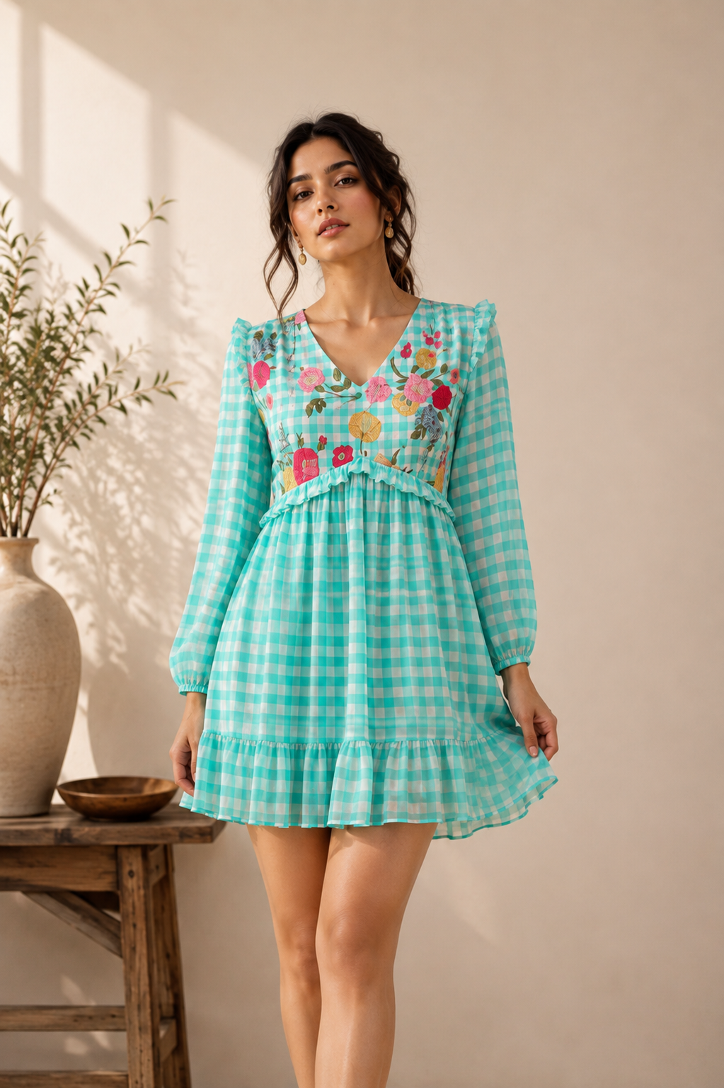 Bloom & Zoom Mini Dress