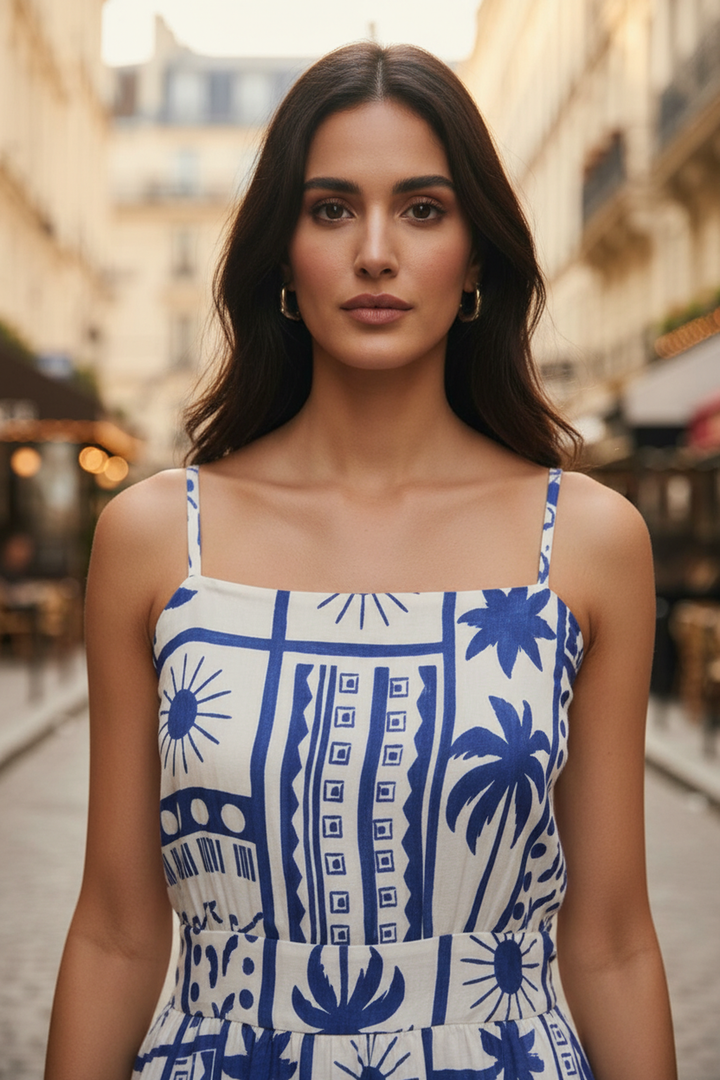 The Santorini Maxi Dress