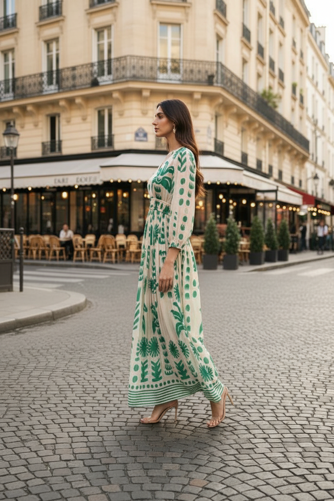 Earthy Elegance Maxi Dress
