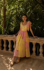 Saffron Lumière Maxi Dress
