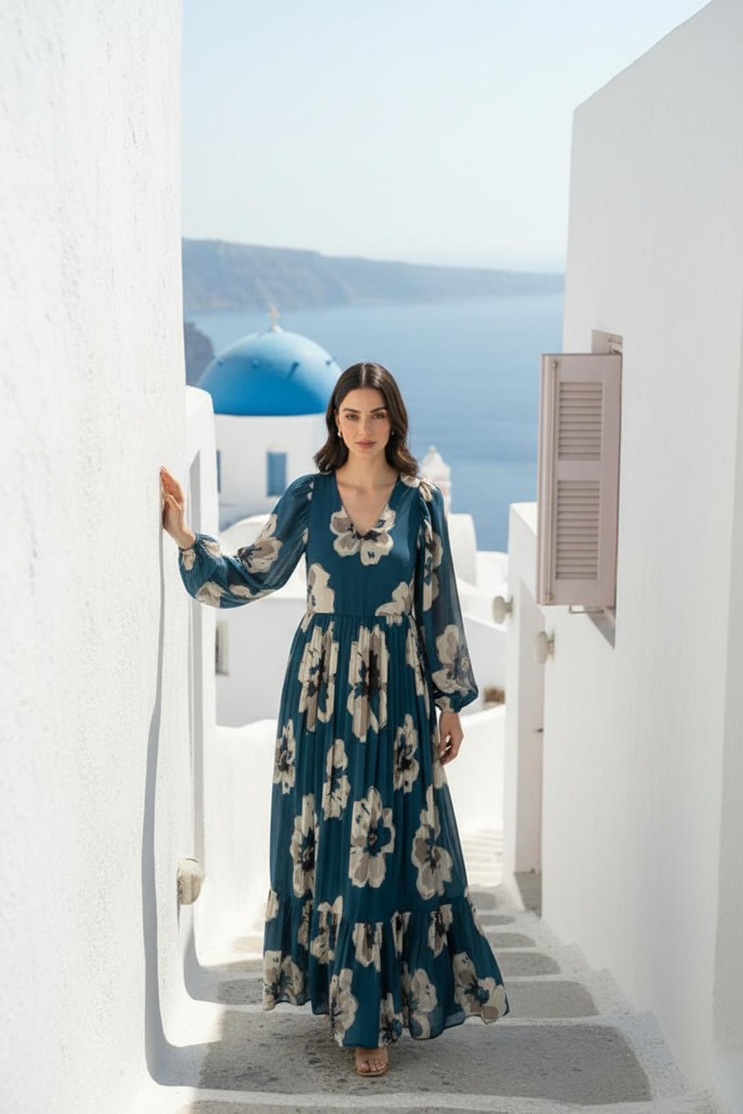 Midnight Orchid Maxi Dress