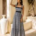 Gingham Reverie Maxi Dress