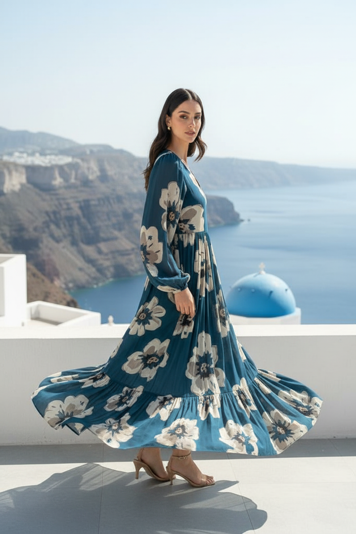 Midnight Orchid Maxi Dress