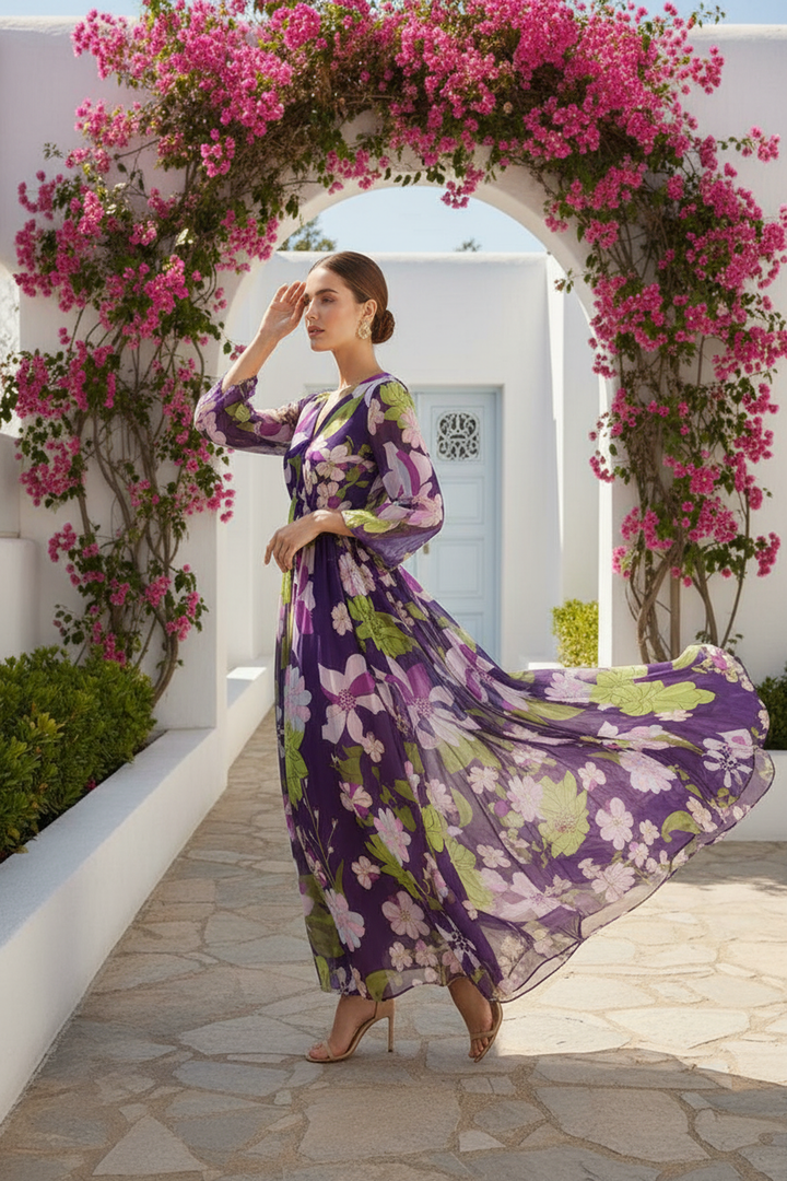 Mystical Flora Maxi Dress