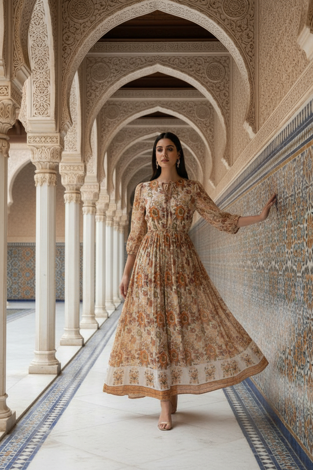 Harvest Hues Maxi Dress