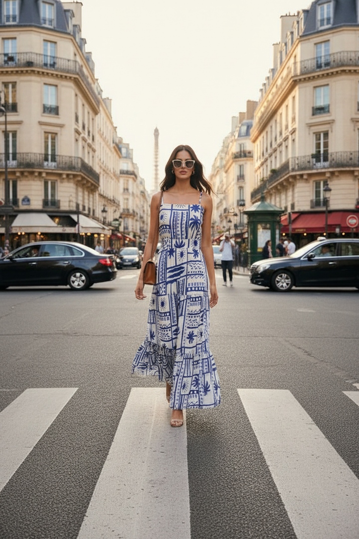 The Santorini Maxi Dress