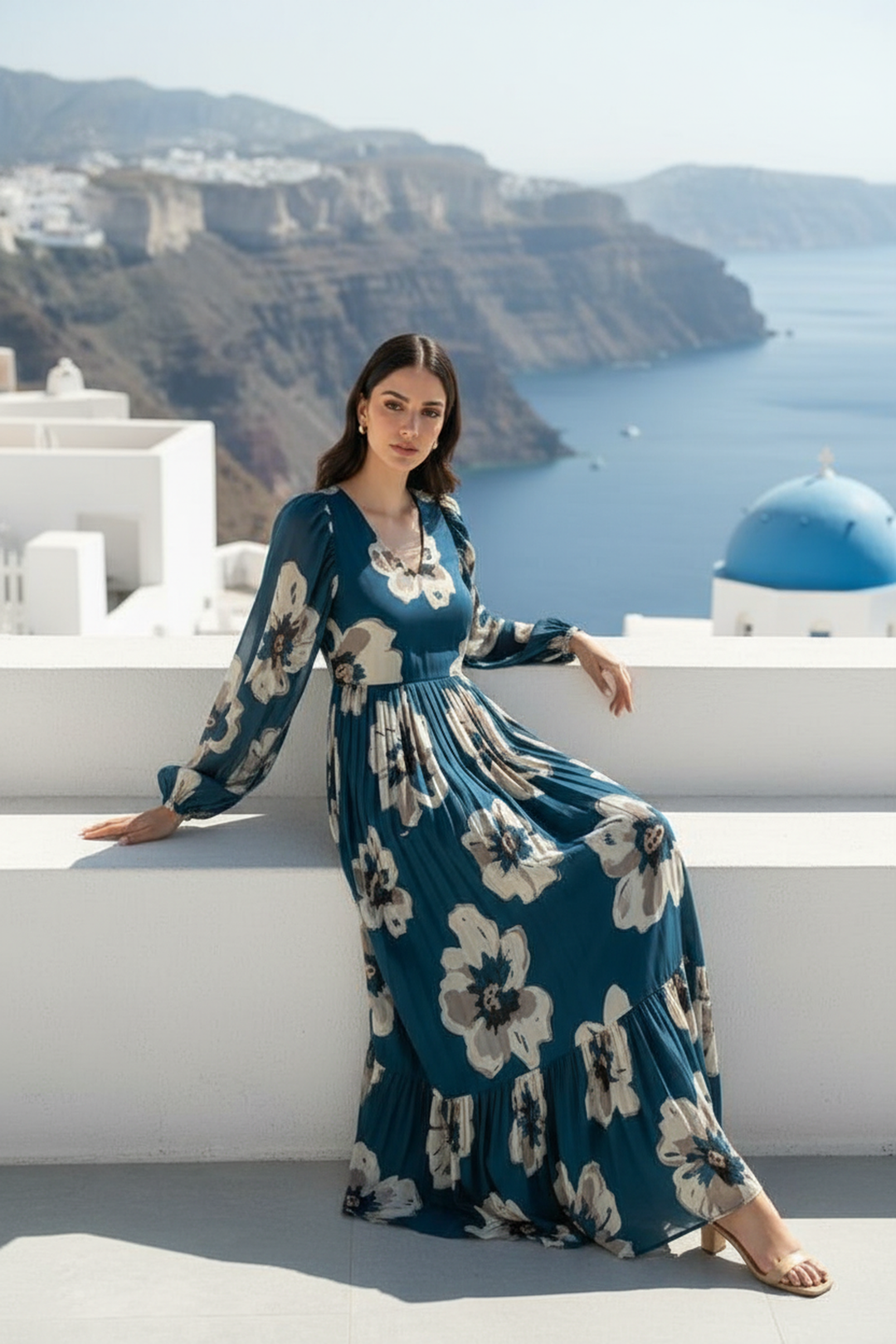 Midnight Orchid Maxi Dress