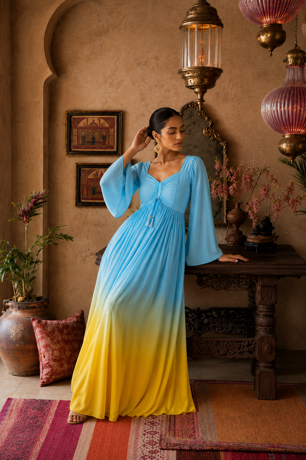 Ombre Reverie Maxi Dress