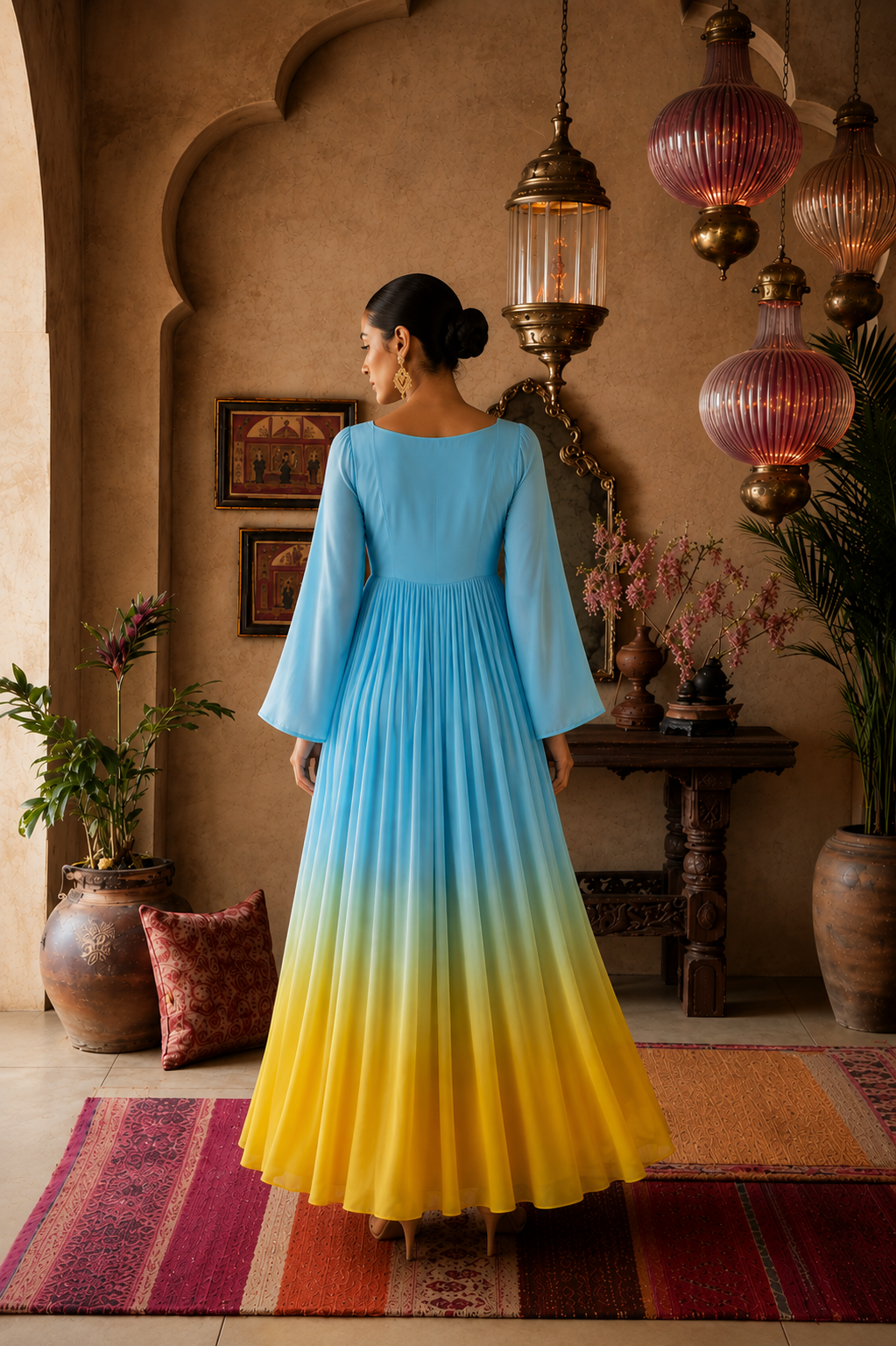 Ombre Reverie Maxi Dress