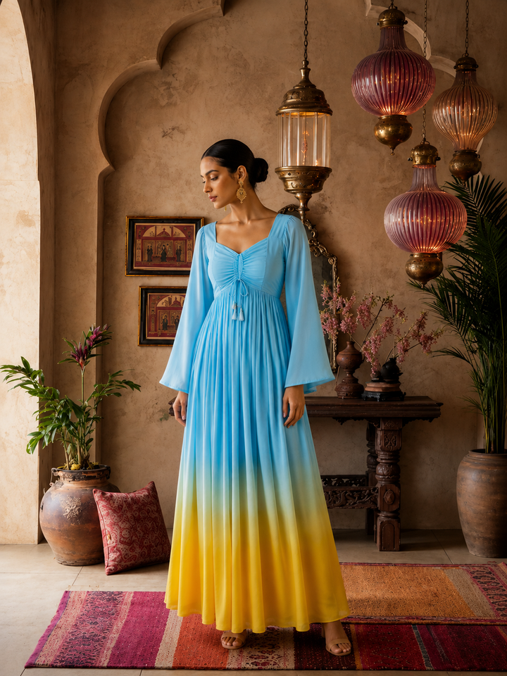 Ombre Reverie Maxi Dress
