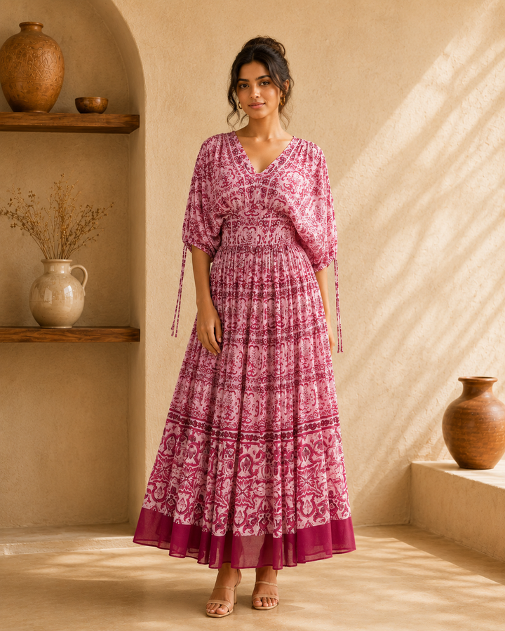 Rose Waltz Maxi Dress