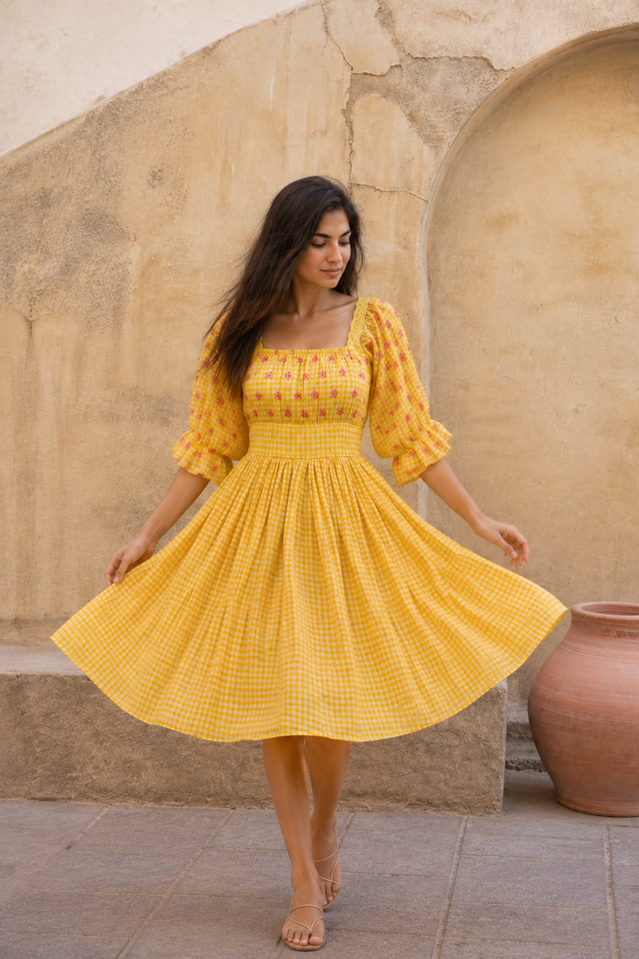 Amber Waltz Mini Dress