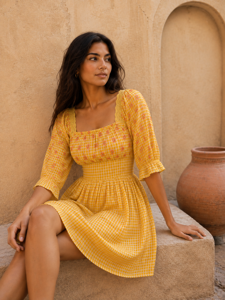 Amber Waltz Mini Dress