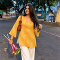 SONA | Mustard Wave Short Kurti
