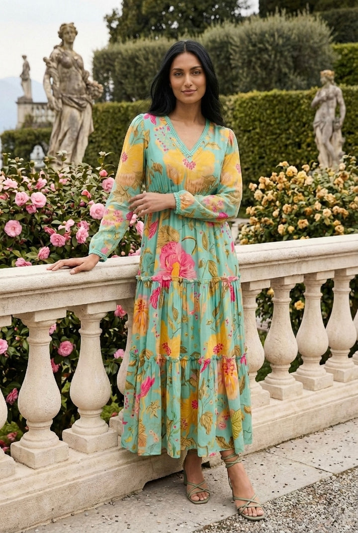 Teal Appeal Maxi Dress