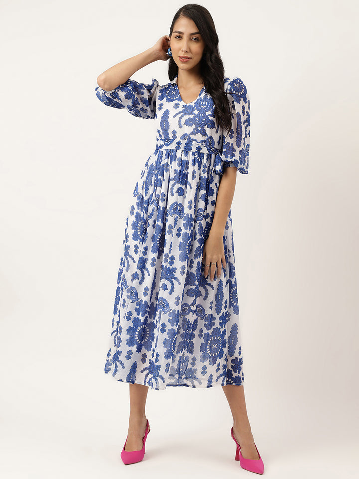 Dusty Blue Maxi Dress