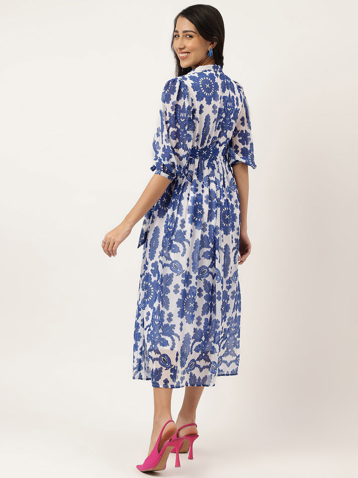 Dusty Blue Maxi Dress