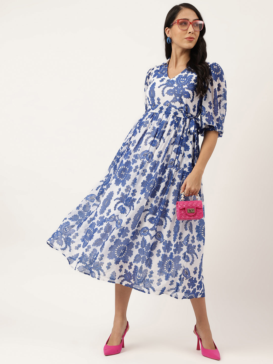 Dusty Blue Maxi Dress