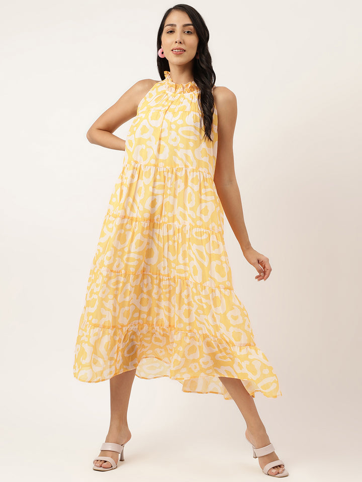 Grandis Yellow Maxi Dress