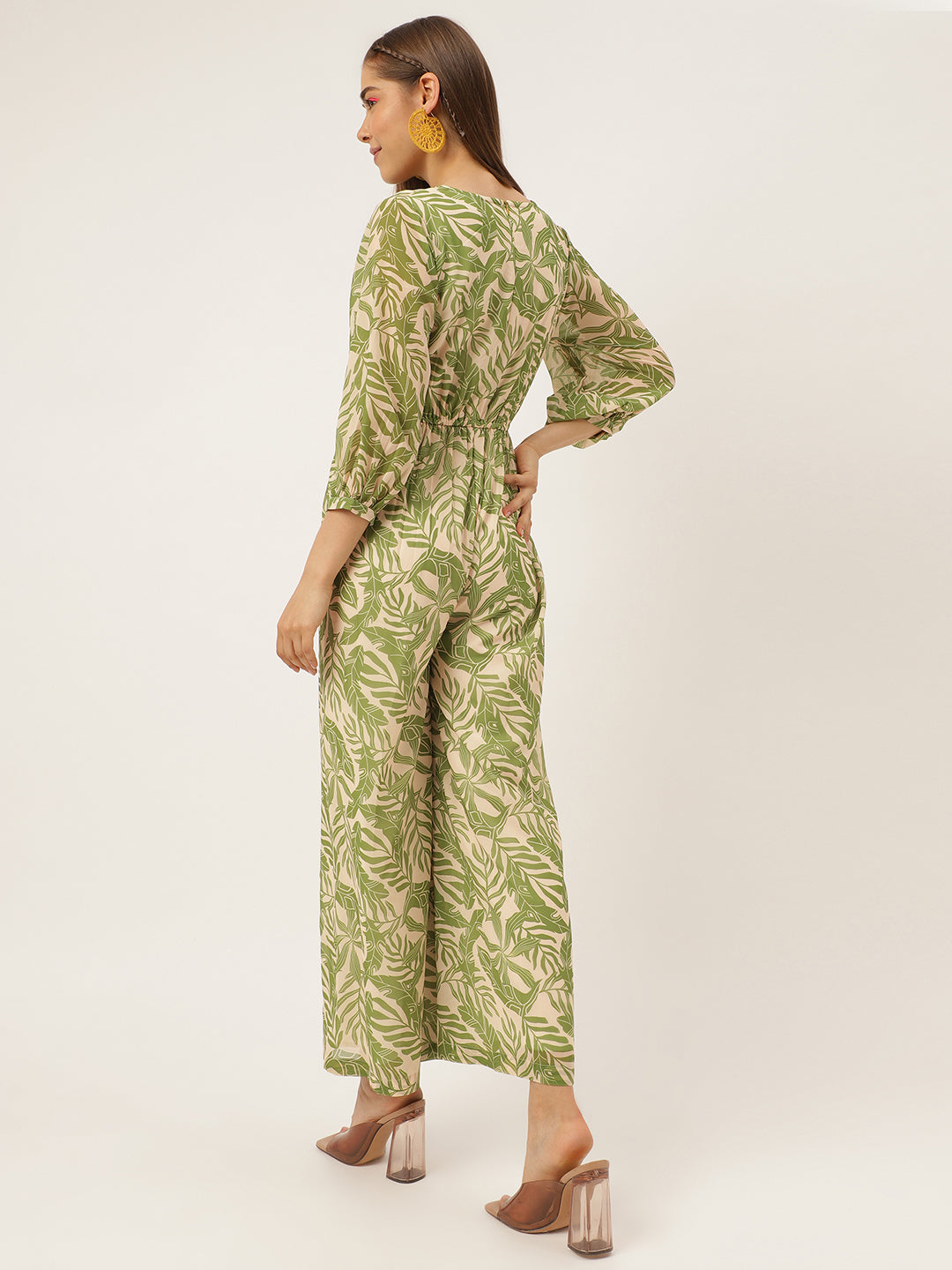 Masakali.co Jumpsuit for Women Olive Green Colour.