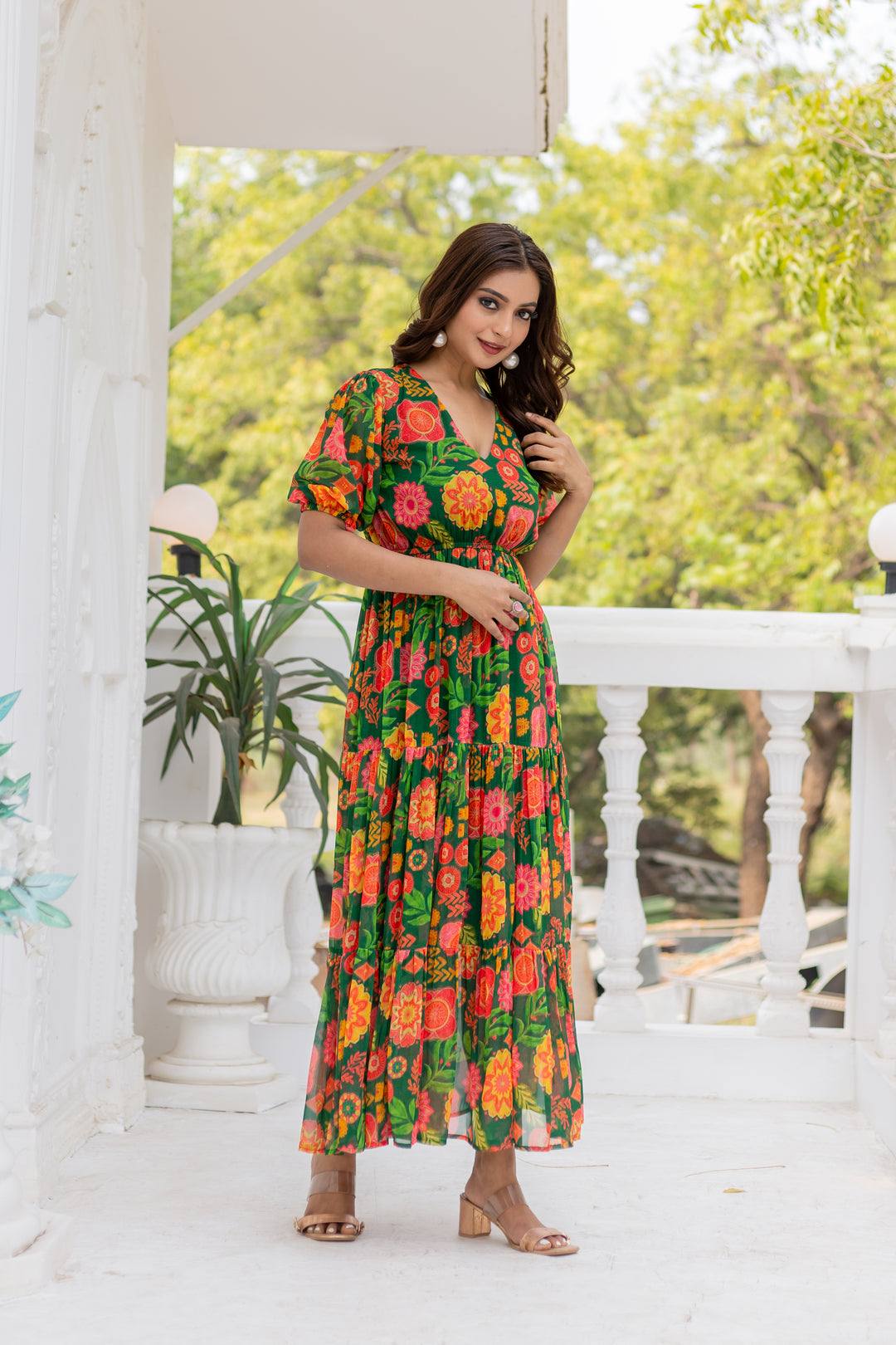 Garden Breeze Maxi Dress