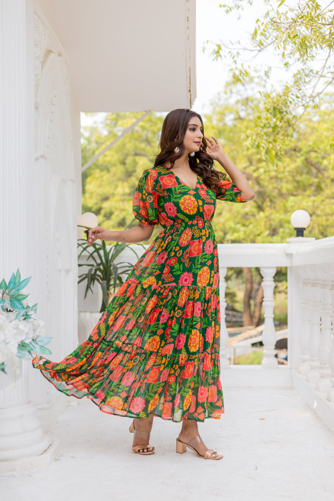 Garden Breeze Maxi Dress