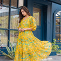 Golden Garden Maxi Dress