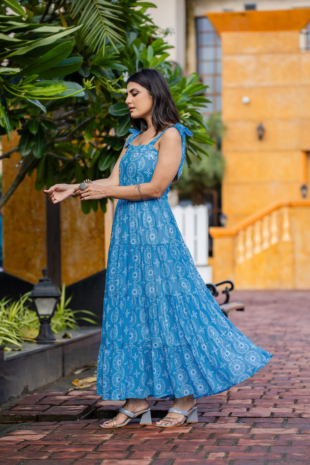 Blue Belliza Maxi Dress