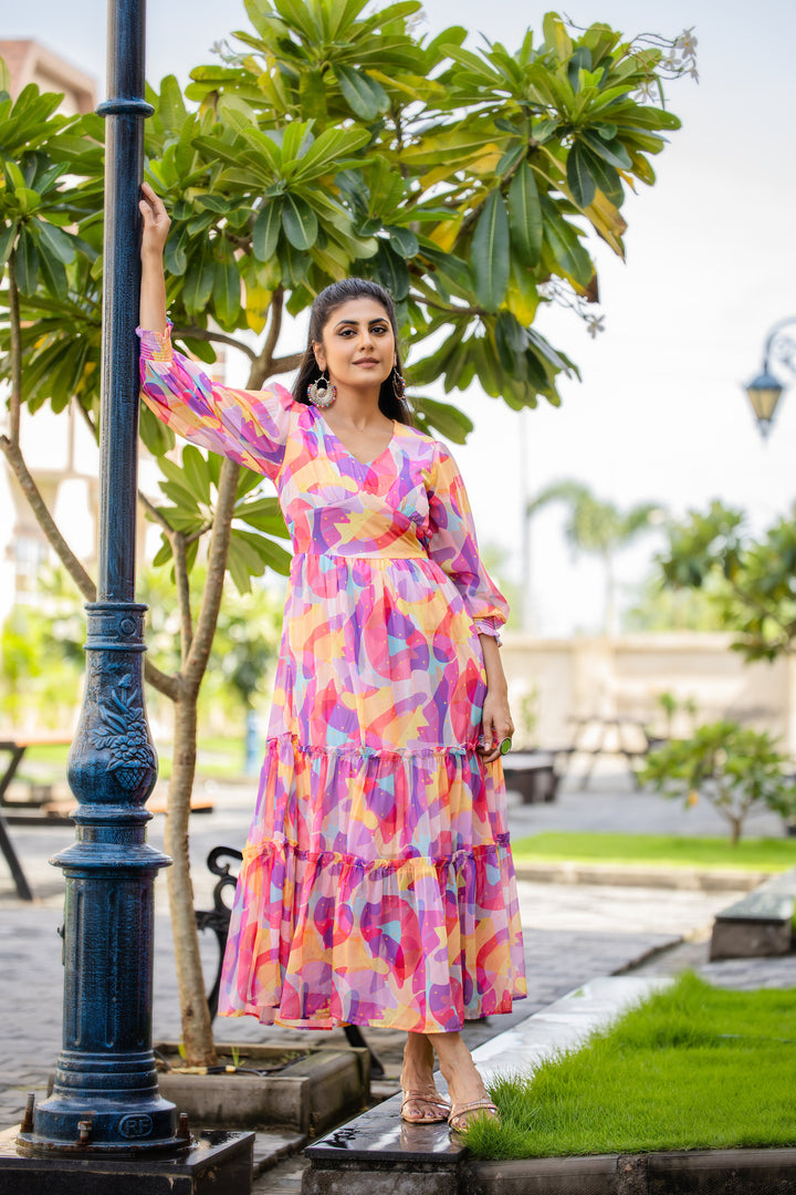 Colorwave Dream Maxi Dress