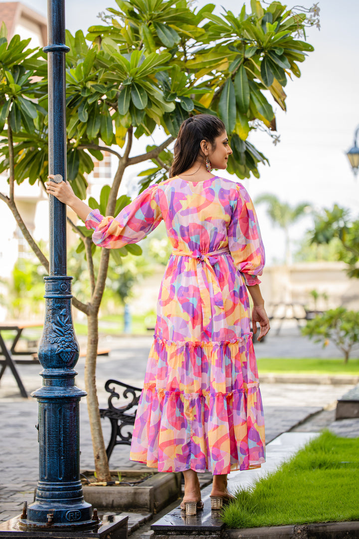 Colorwave Dream Maxi Dress