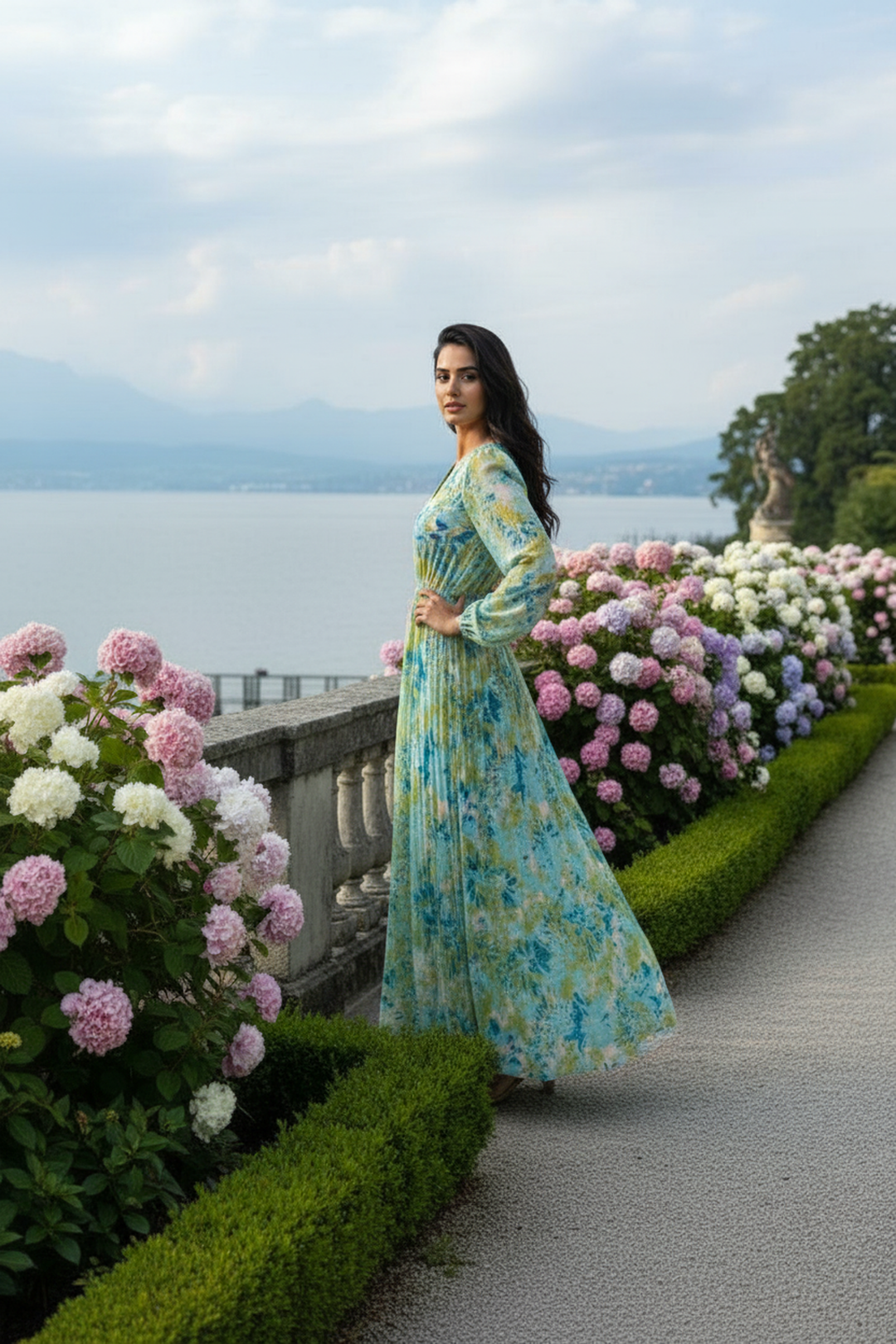 Willow Wave Maxi Dress