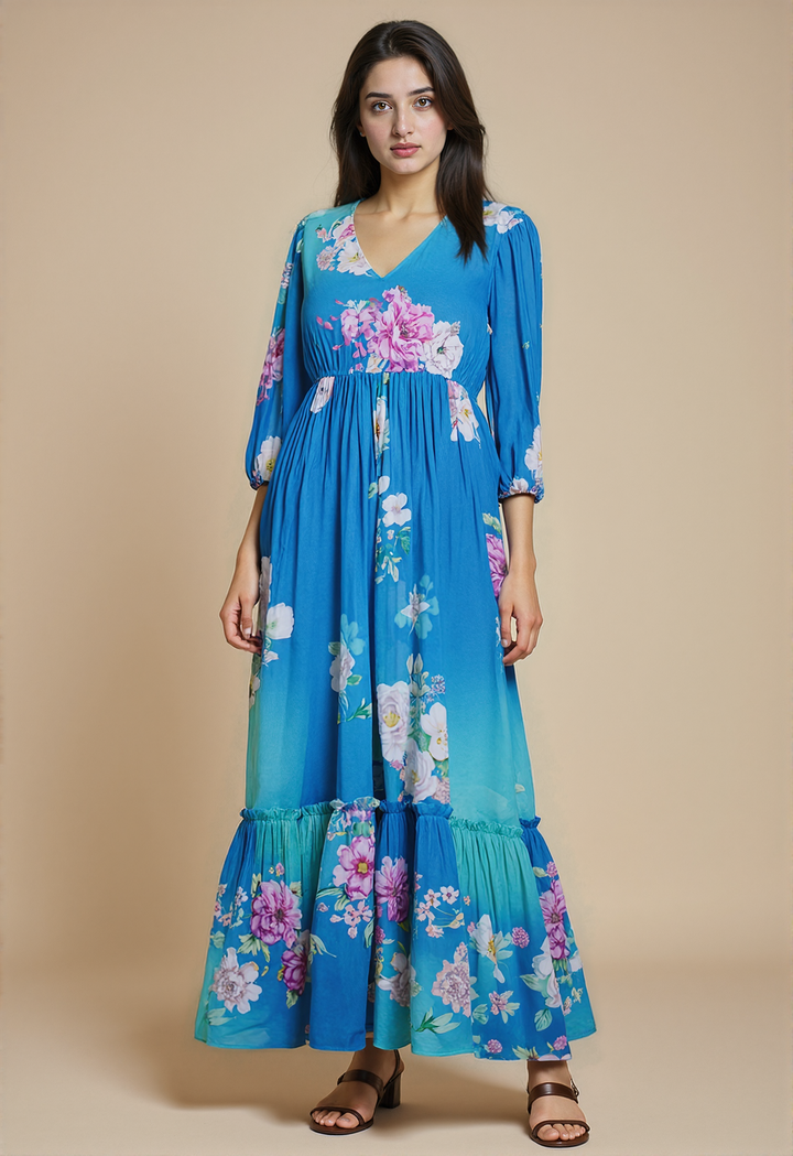 Seaside Serenity Maxi Dress