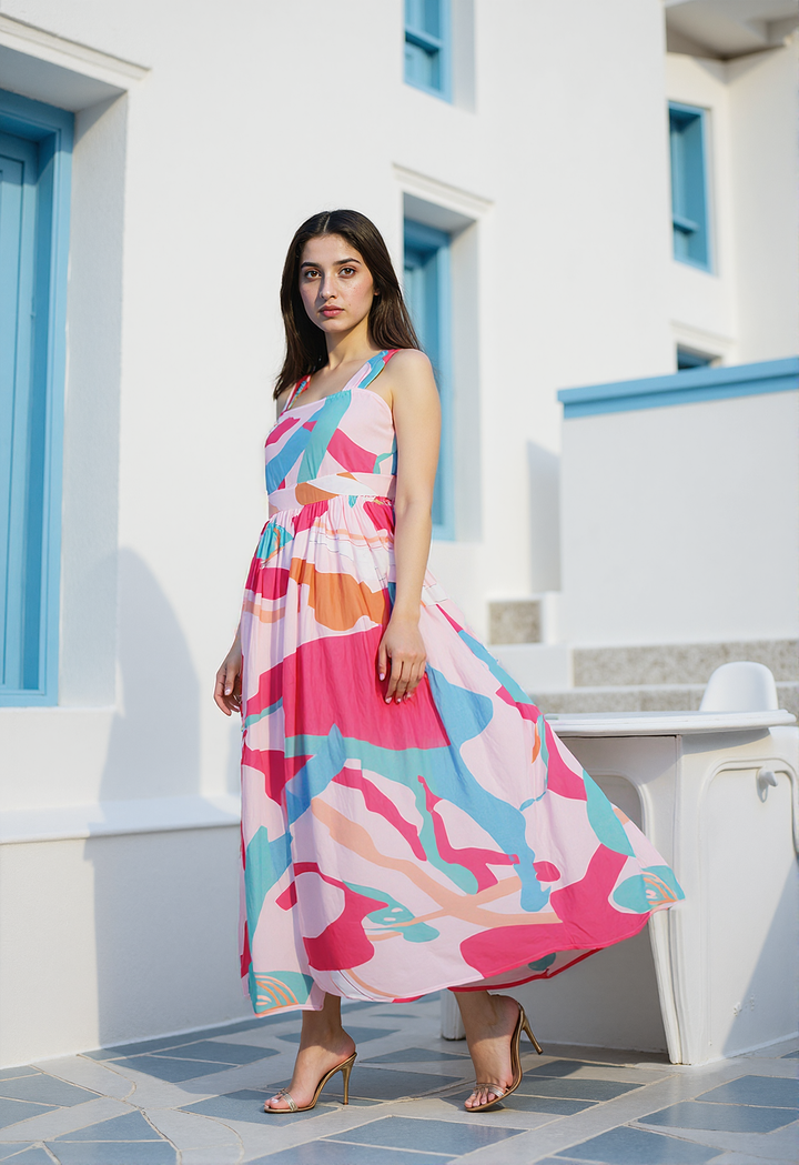 Splashy Flash Maxi Dress