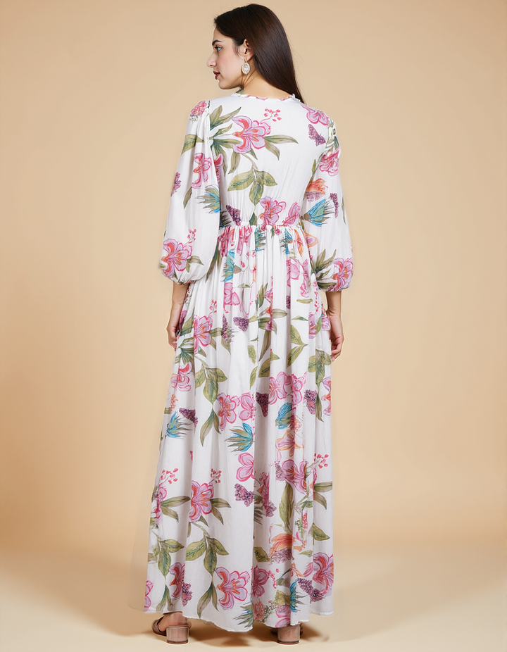 Romantic Flora Maxi Dress