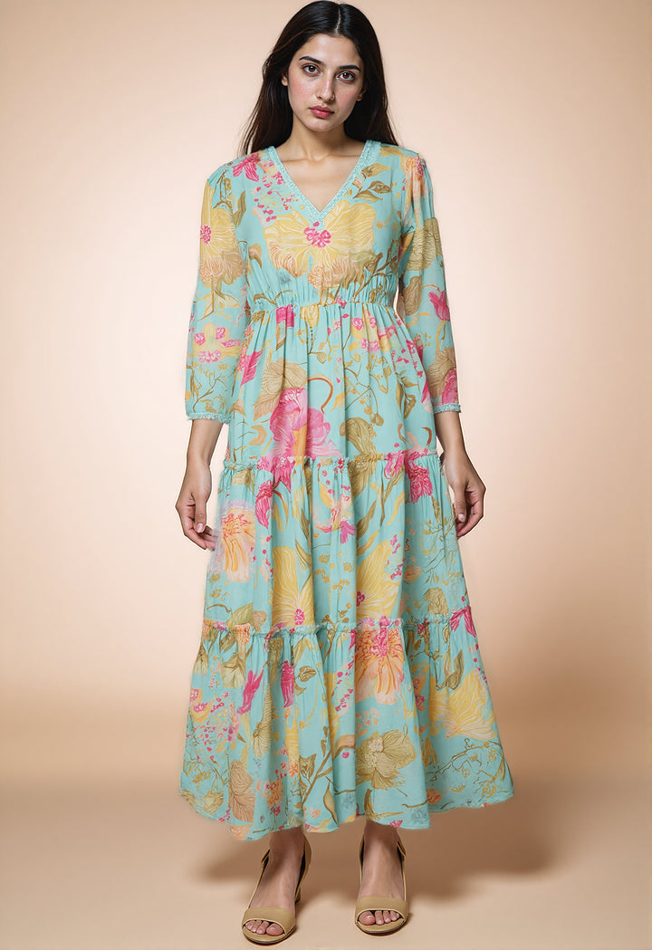Teal Appeal Maxi Dress